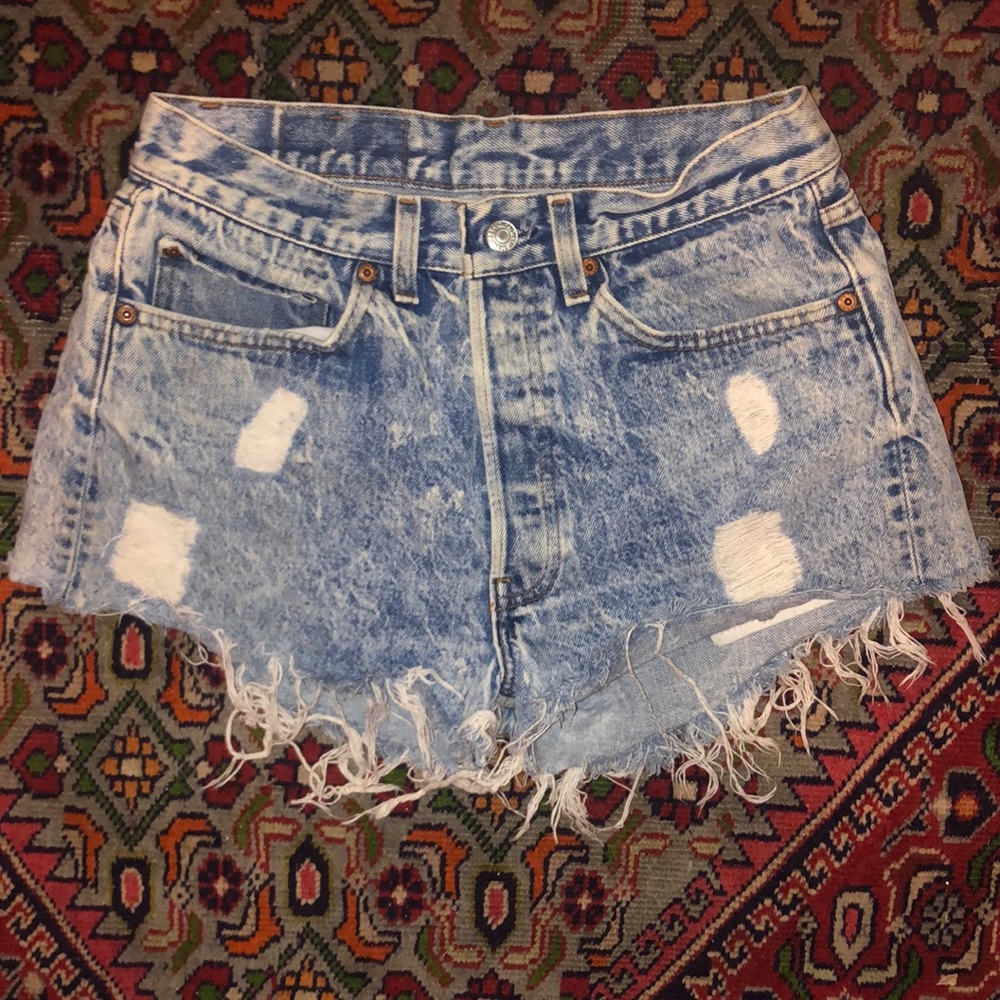 Levi’s cut off shorts vintage denim